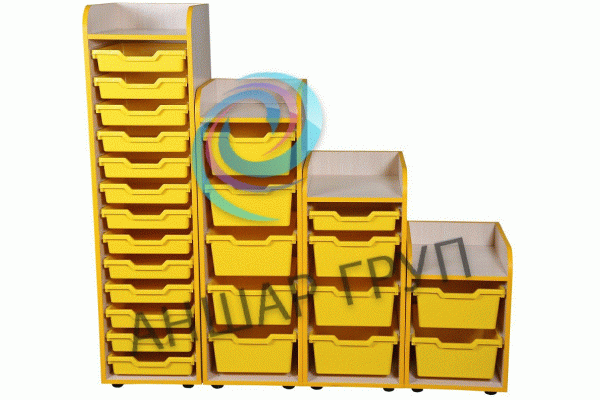 Стінка "Органайзик" під лотки елемент №2 з комплектом лотків №2