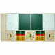 Комплект пенал для одягу + стінка для предметних кабінетів "Інтерактивна освіта" з фотодруком (вартість указана з лотками як зображено на фото та без врахування вартості інтерактивної панелі)