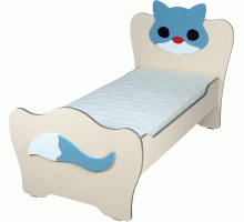Ліжко дитяче з МДФ накладками без матрацу 