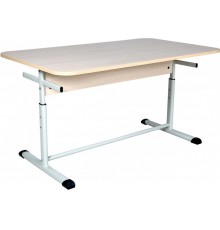 Стіл для їдальні 4 місний на плоскоовальній трубі, ростові групи №4-6