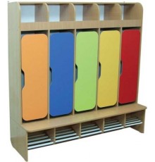 Шафа дитяча 5-місна з фігурними дверима