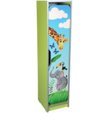 Шафа дитяча 1-місна для роздягальні з фотодруком 
