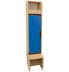 Шафа дитяча 1-місна з фігурними дверима (хромовані труби)