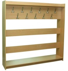 Вішалка двобічна з ДСП на 22 гачка