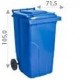 Пластиковий сміттєвий контейнер для ТПВ Україна на 240 літрів