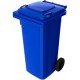 Пластиковий контейнер для сміття 120 л: С плоской крышей