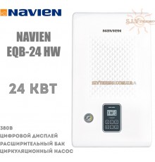 Електричний котел Navien EQB 24 кВт Управління: Цифрове 3-швидкісний циркуляційний насос Насос Розширювальний бак 4-жильний кабель Південна Корея
