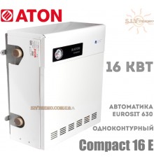 Котел газовий Aton Compact 16 Е Парапетний Одноконтурний Закрита камера згоряння Красилів ТОВ «Завод «АТОНМАШ»