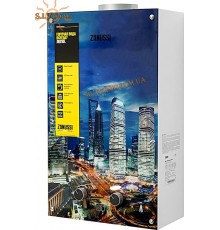 Газовий проточний водонагрівач Зануссі Fonte Glass Мегаполіс GWH 10 Димохідна Китай - Італія