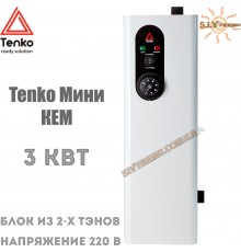 Електричний котел Tenko Mini 3 кВт Управління: Механічне Напруга живлення: 220В 1Ф Без насоса Без розширювального бака Харків - Україна