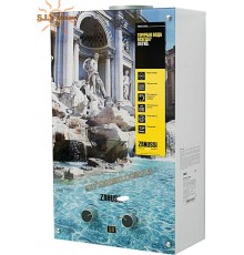 Газовий проточний водонагрівач Зануссі Fonte Glass Треві GWH 10 Димохідна Китай - Італія