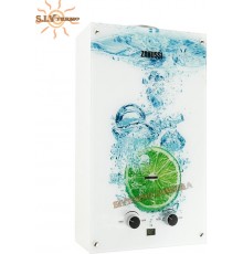 Газовий проточний водонагрівач Зануссі Fonte Glass Лайм GWH 10 Димохідна Китай - Італія