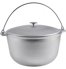 Казан похідний 16,5л з кришкою | Для приготування на відкритому вогні