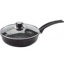 Сковорода зі скляною кришкою 22 см