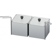 Rational Комплект з 2 порційних кошиків 1/6 GN (176 ? 162 мм) з перфорацією, з кришкою 60.75.302