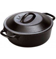 Казан чавунний з кришкою професійний 1,9 л, Lodge