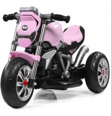 Дитячий електромотоцикл SPOKO M-3196 рожевий