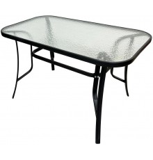 Стіл садовий для тераси квадратний Bonro B-12070 чорний