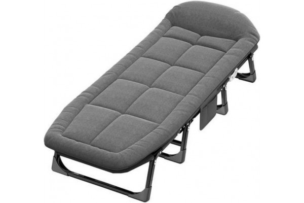 Шезлонг лежак ліжко розкладне Bonro B2002-4 темно-сірий