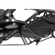 Шезлонг лежак Bonro СПА-167A чорний