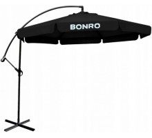 Садова парасолька Bonro 3,0 M*6K з нахилом чорна