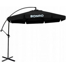 Садова парасолька Bonro 3,0 M*6K з нахилом чорна