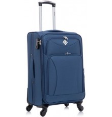Валіза Bonro Tourist 4 колеса (середня) синя
