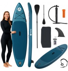 SUP-дошка надувна для плавання Atleto 350 см лагуна + сидіння