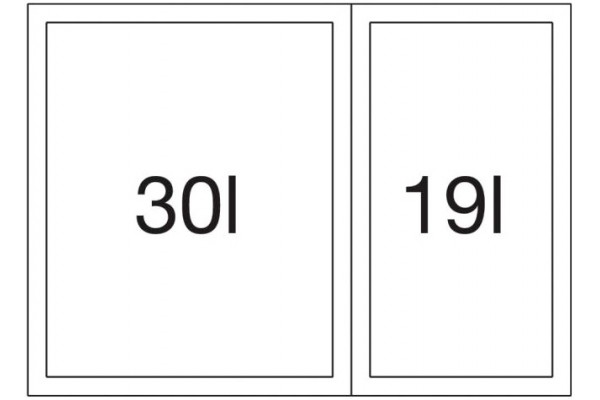 Система сортування відходів Blanco - SELECT II 60 - 2 (526203)