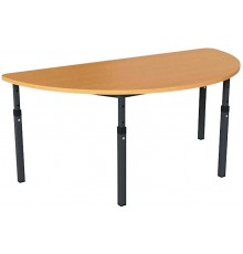 Дитячий стіл напівкруглий регульований по висоті 20×20 25×25
