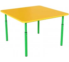 Дитячий стіл квадратний регульований за висотою Ø22 до Ø27