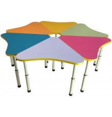 Дитячий стіл Ромашка регульований за висотою Ø25 до Ø32