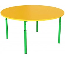 Дитячий стіл круглий регульований по висоті Ø22 до Ø27