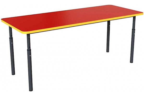 Дитячий стіл прямокутний регульований по висоті Ø22 до Ø27