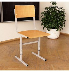 Стілець для шкіл та вузів Кадет-Т регульований по висоті гнутоклеєна фанера