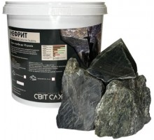 Каміння для сауни Нефрит колото-пиляне 10-16 см / 10 кг