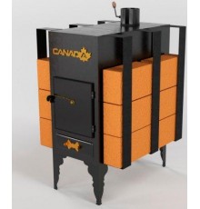 Піч ДРОВ'ЯНА CANADA з теплоакумулятором тривалого горіння