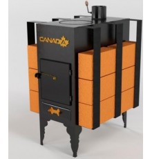 Піч ДРОВ'ЯНА CANADA з теплоакумулятором тривалого горіння LUX