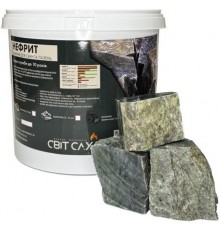 Каміння для сауни Нефрит колото-пиляне 5-12 см / 10 кг