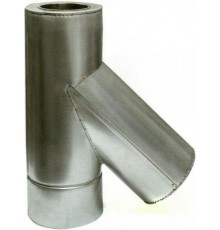 Ø100 / 160 Трійник 45 * до/оц нержавіюча AISI 304 сталь