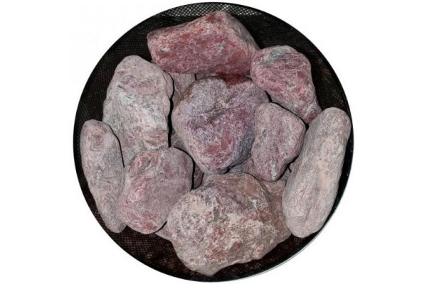 Каміння для сауни Яшма обваловане 10-16 см / 25 кг