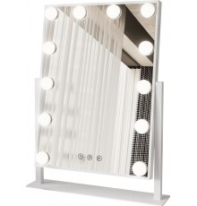 Настільне дзеркало з підсвіткою для макіяжу Art in Head Bella 360x475 Білий діамант (IN02060600230)