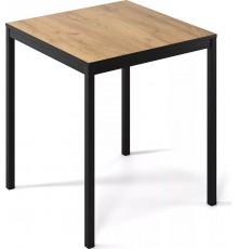 Обідній стіл Art in Head Brevity Loft mini 670х750х670 Дуб крафт золотий/Чорний метал (TB03120000030)