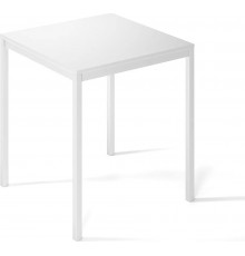 Обідній стіл Art in Head Brevity Loft mini 670х750х670 Білий діамант/Білий метал (TB03010000010)