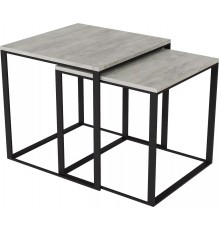 Стіл журнальний Art In Head 2 в 1 Ascet 530x530x530 Ательє світлий (AS14040000030)