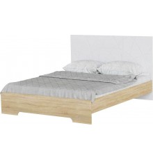 Ліжко Art in Head 1,6 Loretto 1670x1100x2044 Дуб сонома + Білий супермат (107070601)