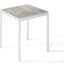 Обідній стіл Art in Head Brevity Loft mini 670х750х670 Ательє світлий/Білий метал (TB03040000010)