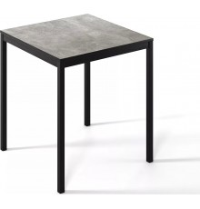 Обідній стіл Art in Head Brevity Loft mini 670х750х670 Ательє світлий/Чорний метал (TB03040000030)