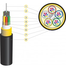 ВОЛОКОННО-ОПТИЧНИЙ КАБЕЛЬ ПІВДЕНЬКАБЕЛЬ ОАРП-16А4(4Х4)-5,0