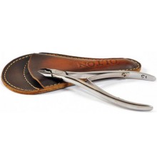 Кусачки для кутикул Олтон + чохол (шкіра), 1S